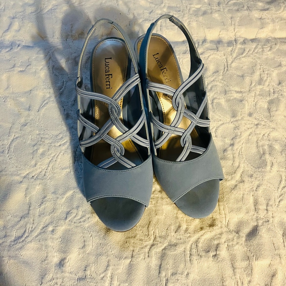 Women's Chic Dusty Blue Heels